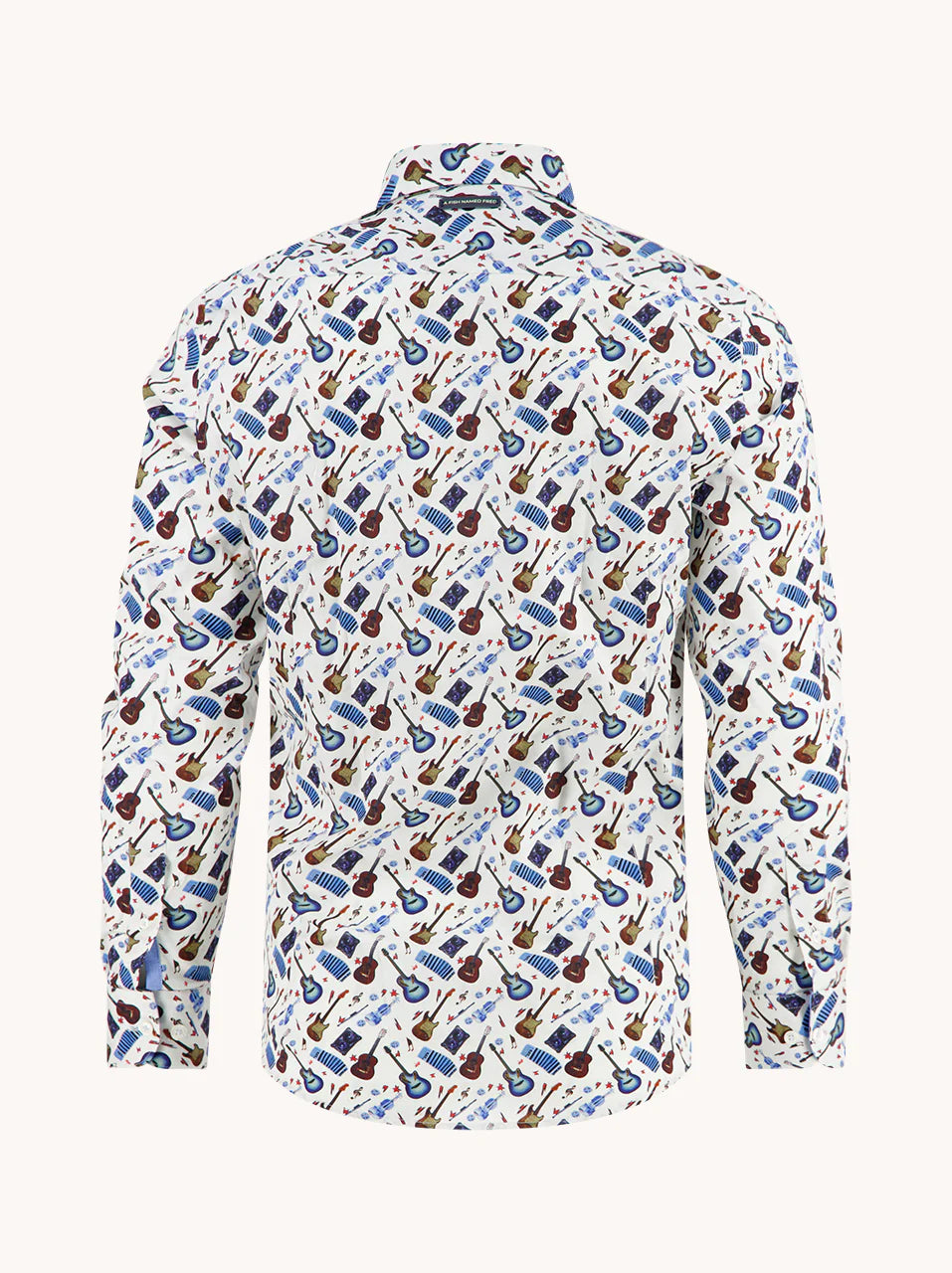 A Fish Named Fred Shirt Various Guitar 32.004 Off White