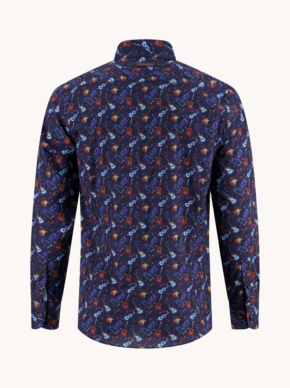 A Fish Named Fred Shirt Various Guitar 32.004 Navy