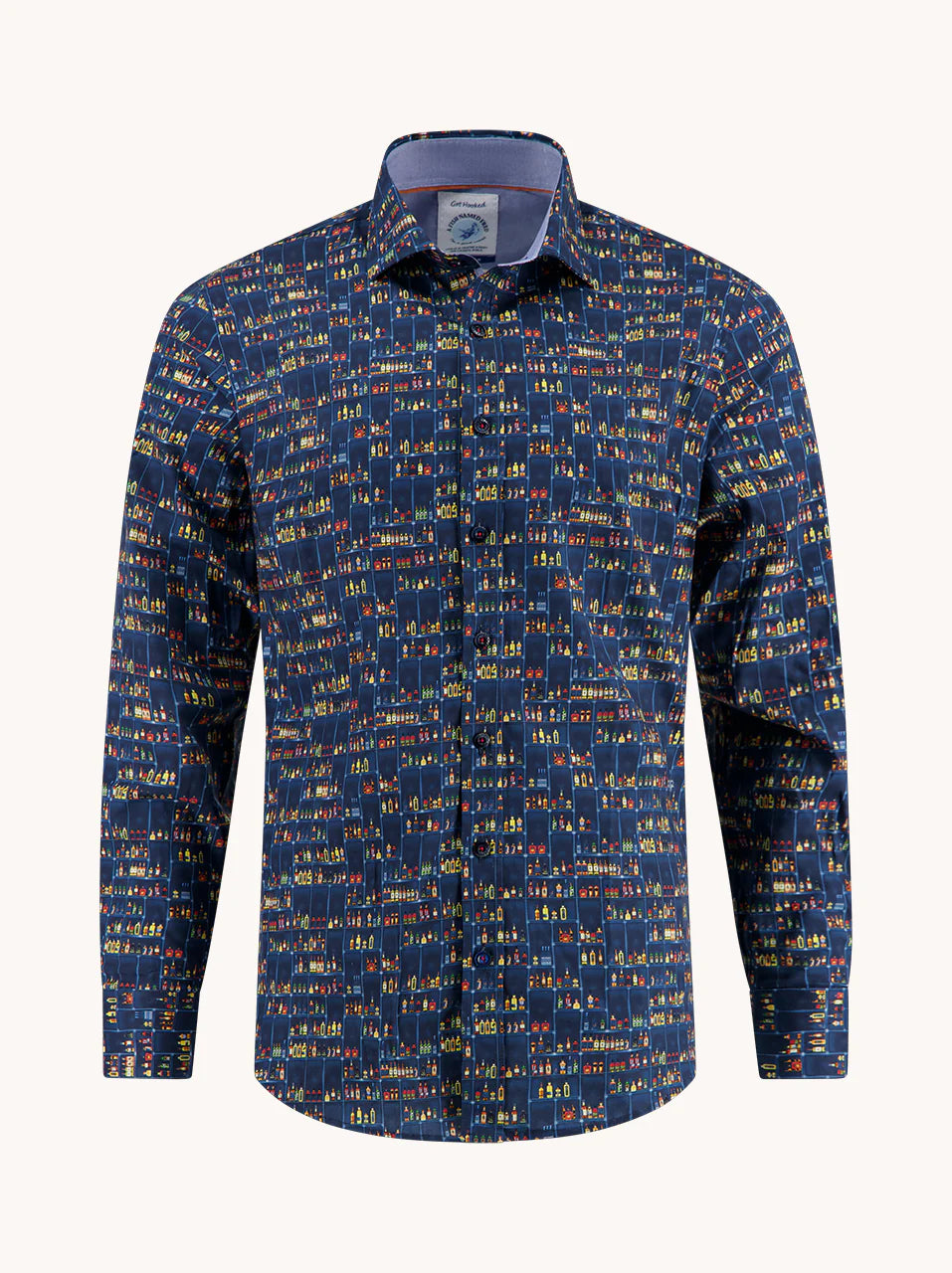 A Fish Named Fred Shirt Liquor Store 32.006 Navy