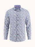 A Fish Named Fred Shirt Shirt Pheasant 32.014 Multicolor Blue