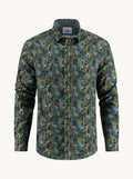 A Fish Named Fred Shirt Watercolor Highland 32.019 Dark Green