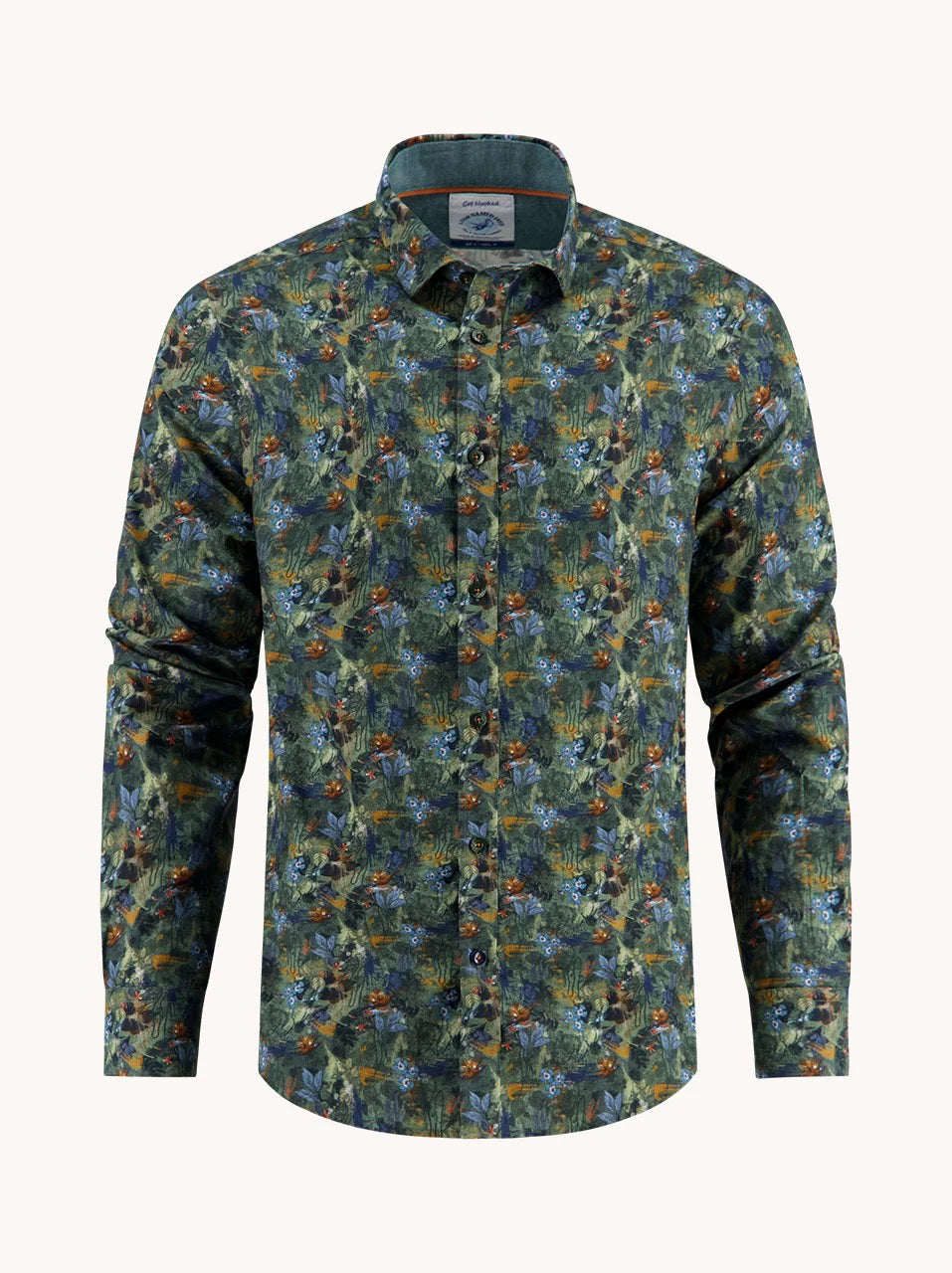 A Fish Named Fred Shirt Watercolor Highland 32.019 Dark Green