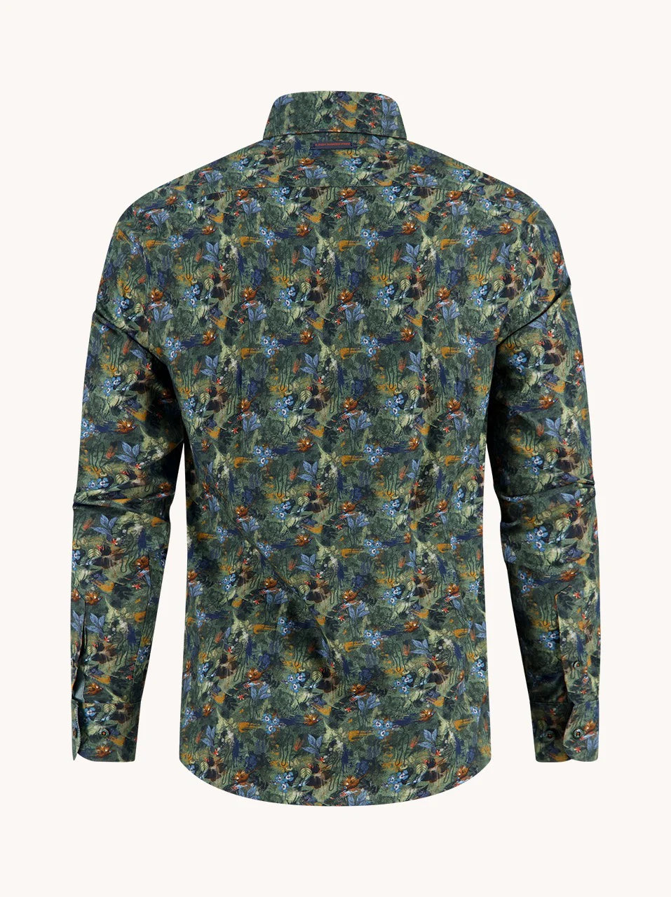 A Fish Named Fred Shirt Watercolor Highland 32.019 Dark Green