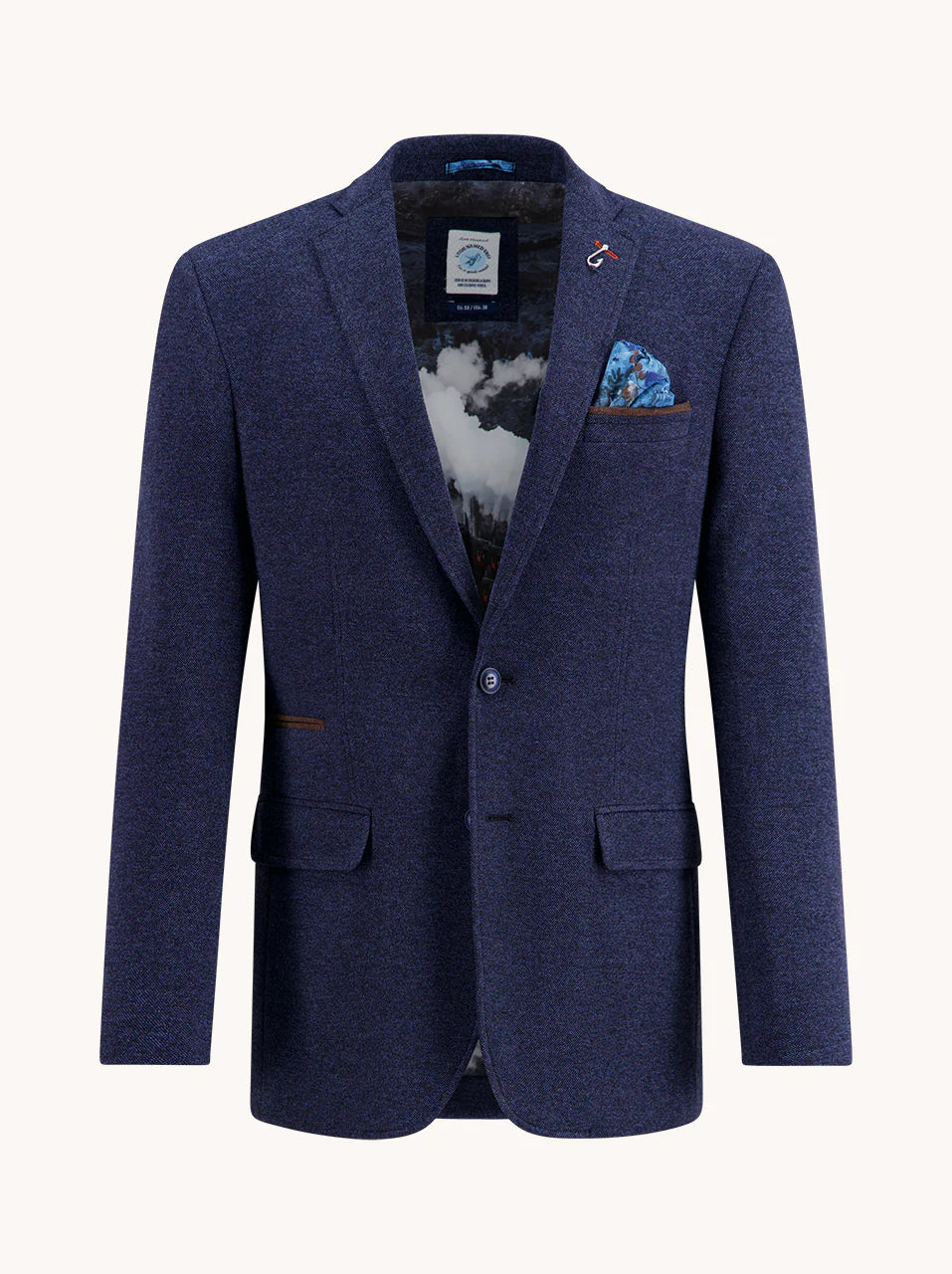 A Fish Named Fred Blazer Piqué 32.104 Navy