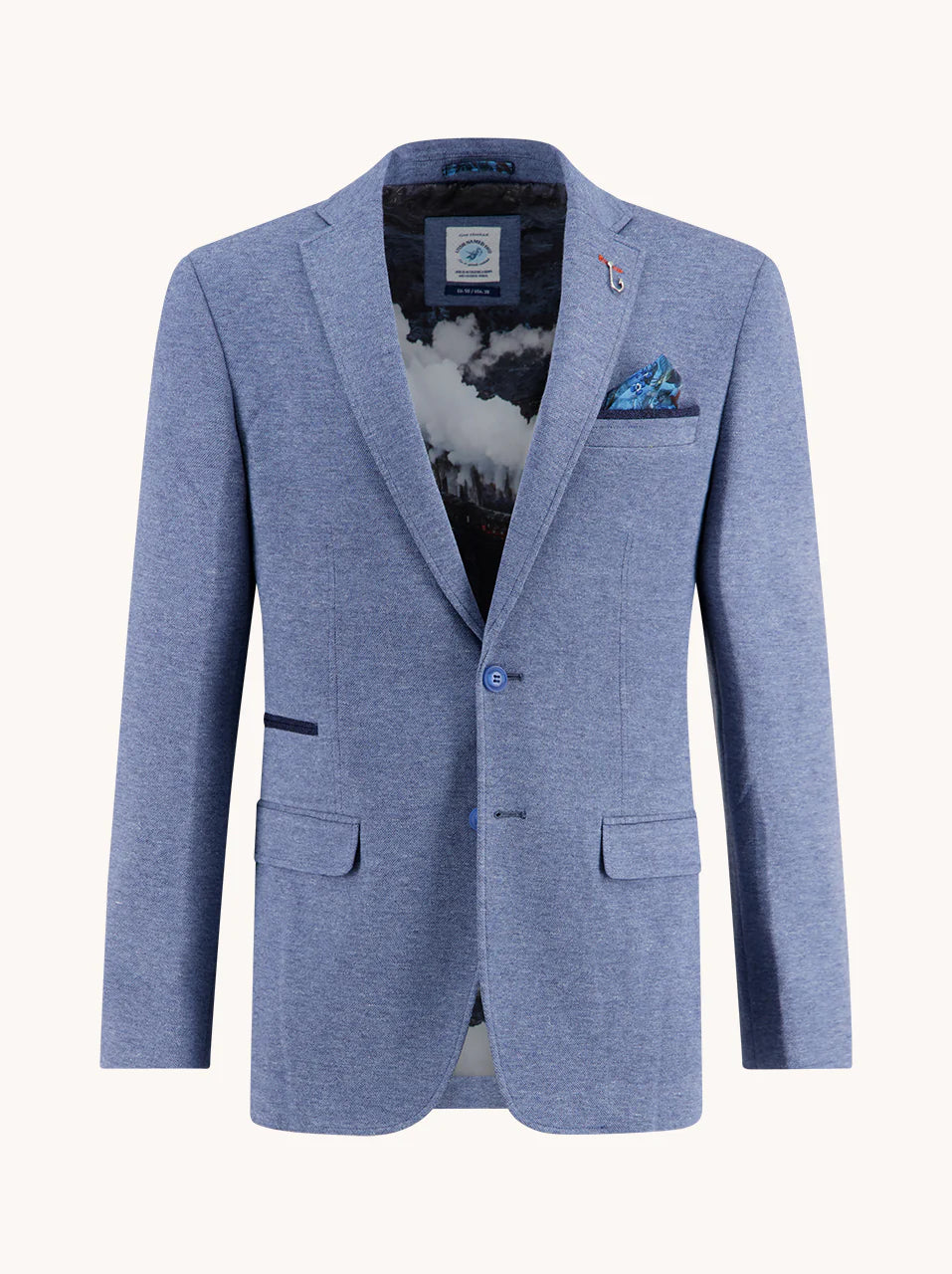 A Fish Named Fred Blazer Piqué 32.104 Jeans Blue