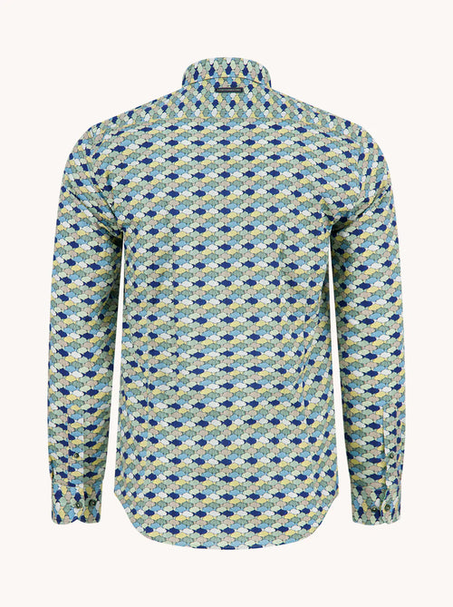 A Fish Named Fred Shirt Graphic Fish Multicolor Green