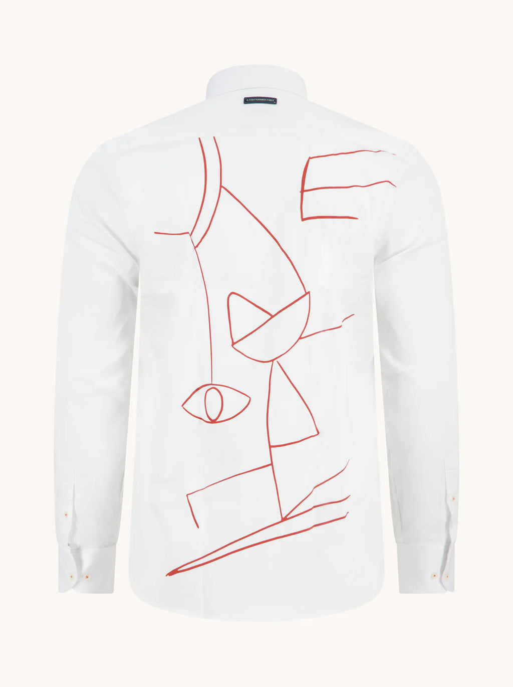 Мъжка риза A Fish Named Fred Picasso