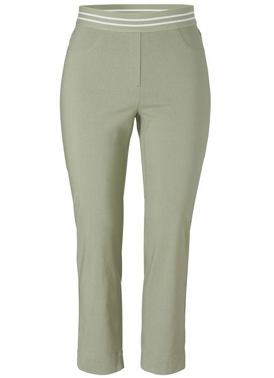 VIA APPIA DUE Панталон Saligreen/Offwhite