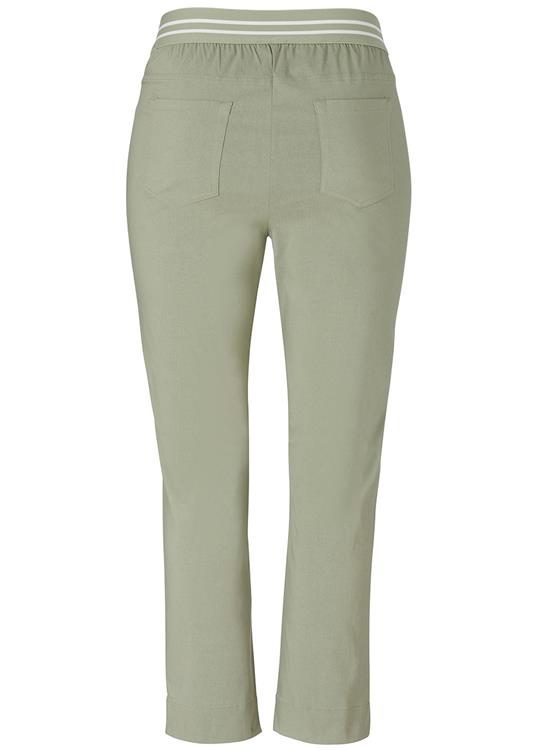 VIA APPIA DUE Панталон Saligreen/Offwhite