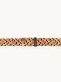 A Fish Named Fred Belt Braided Elastic Multi Coral