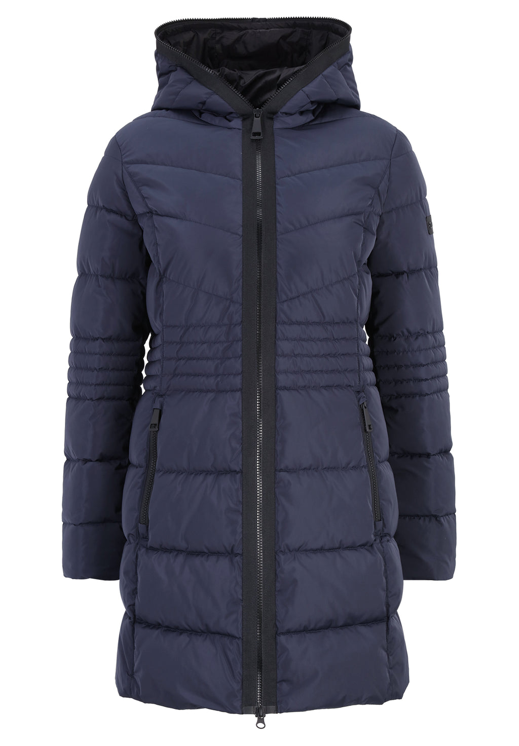 Betty Barclay Quilted Coat – Dark Blue