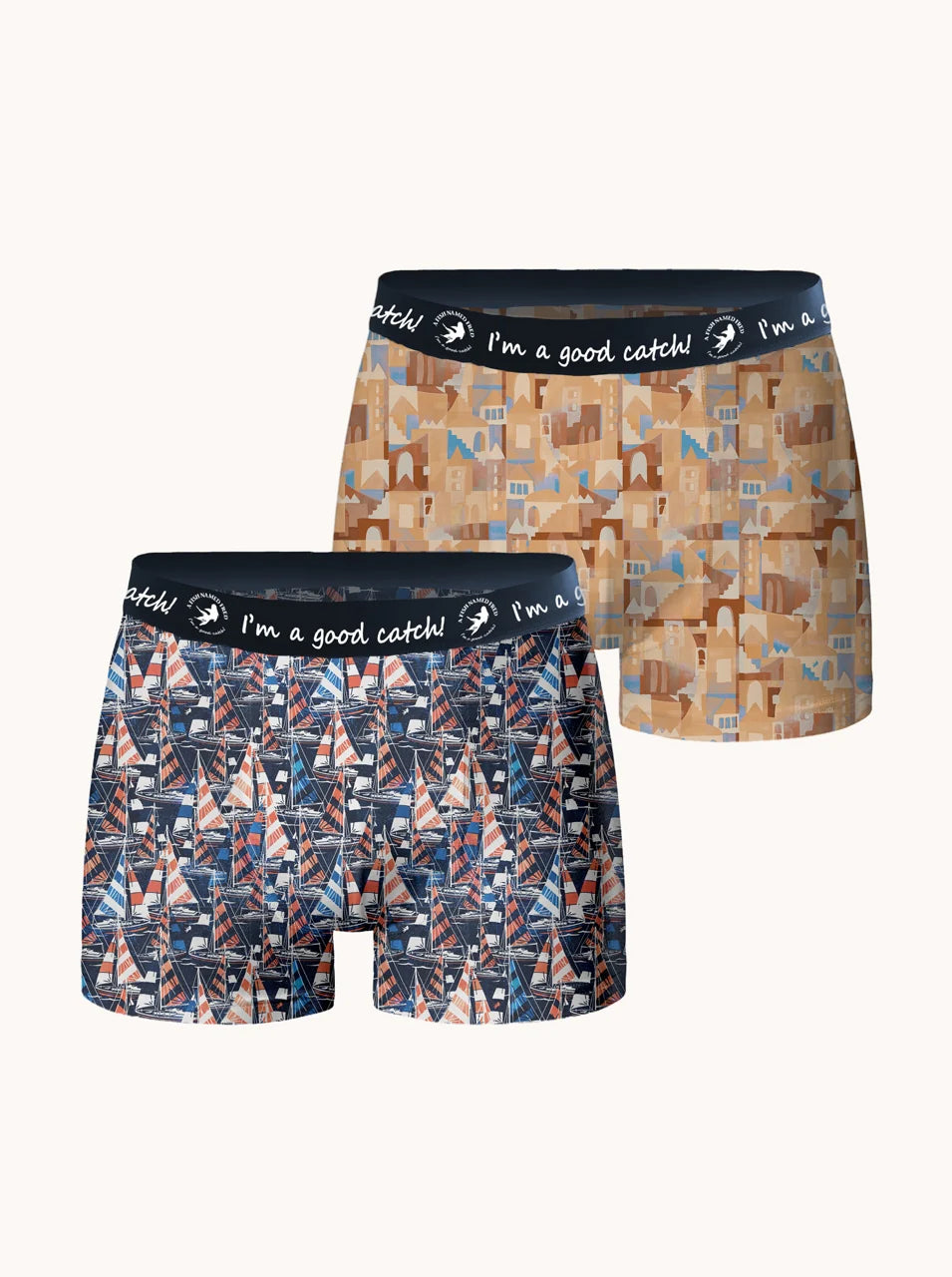 A Fish Named Fred Boxers 2Pack Sailing City