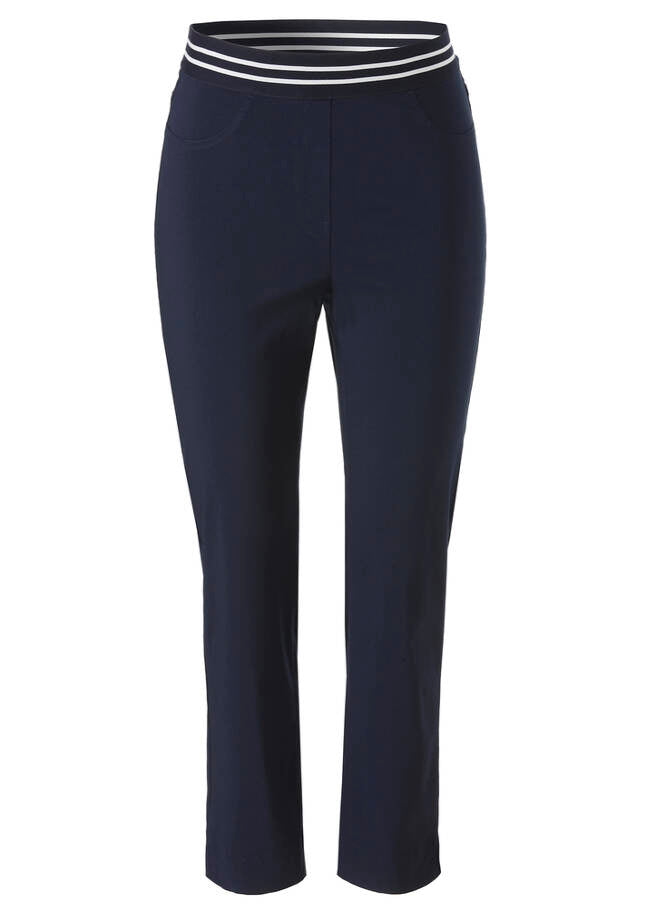 VIA APPIA DUE Фин еластичен панталон, до глезена