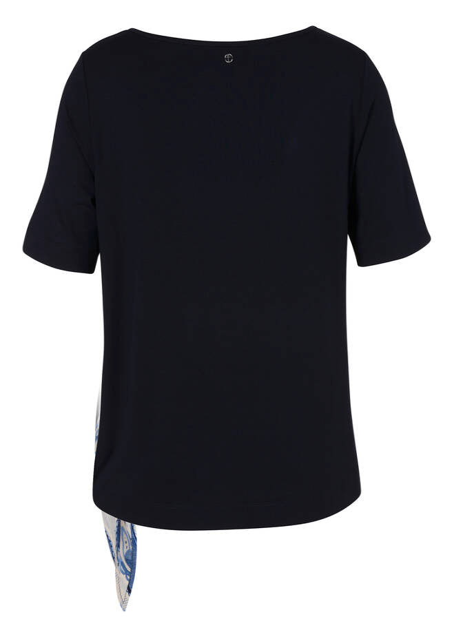 frapp Jersey Shirt Navy with Front Print