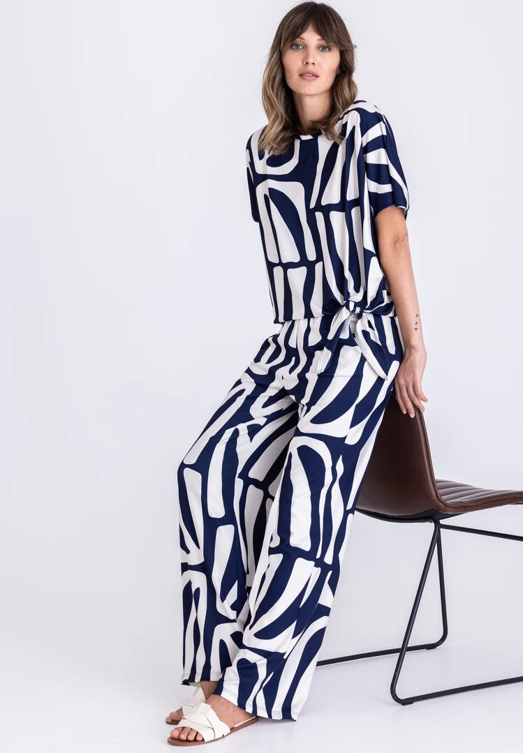 Плажни панталони Tuzzi с широки крачоли