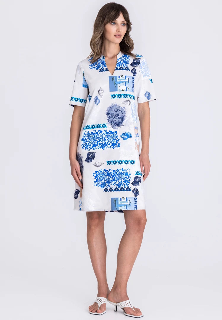 Tuzzi Beach Reversible Wrap Dress