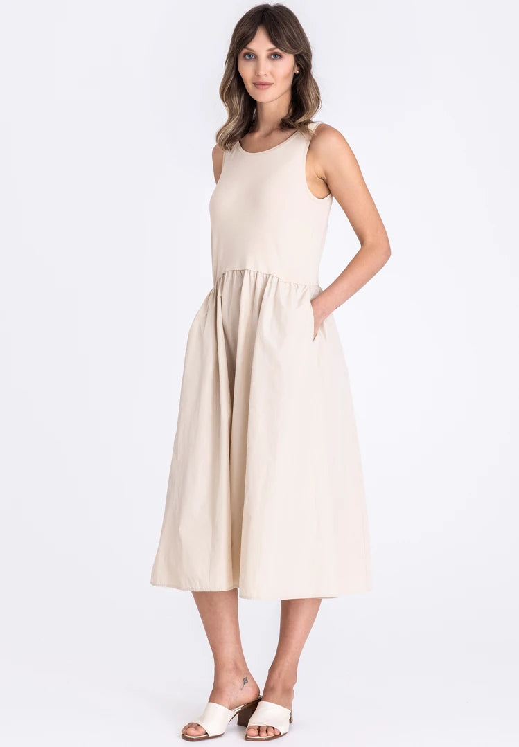Tuzzi Golden Midi Dress