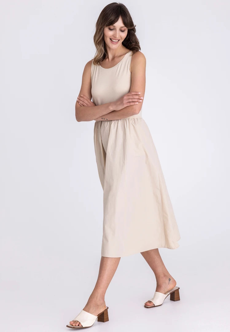 Tuzzi Golden Midi Dress