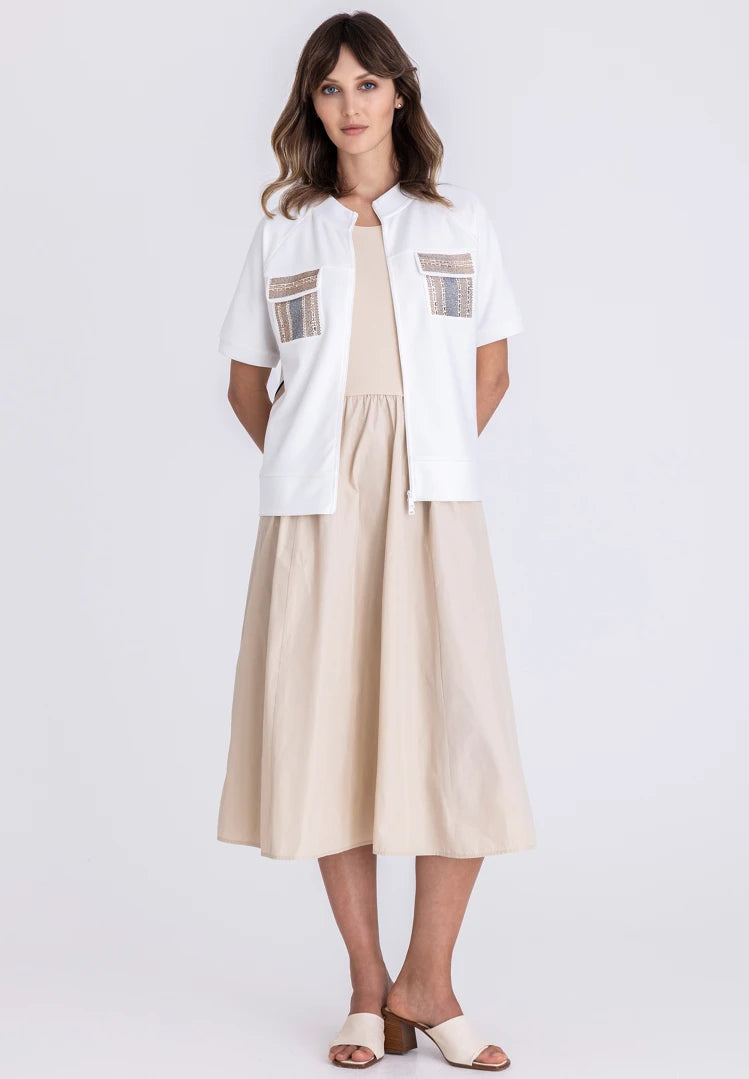 Tuzzi Golden Midi Dress